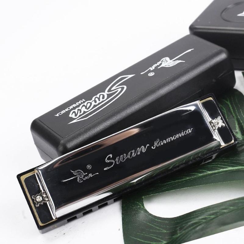 High-quality Polished 10 Hole Diatonic Harmonica - Beginner Friendly Wind Instrument