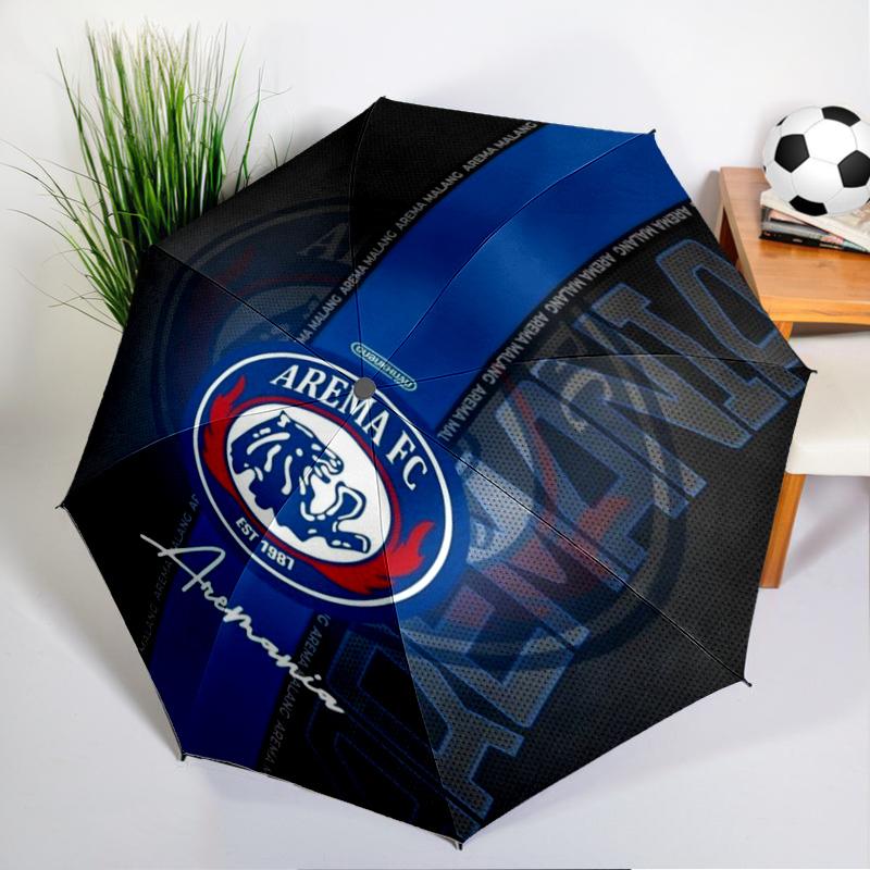 Arema Football club Printed Automatic Umbrella, 8-Frame for Travel, camping, Casual Umbrella, Essential Gift for  for family and friends