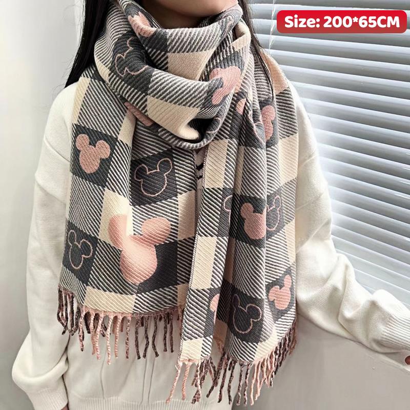 Imitationskaschmir Damen Schal Winter Schal und Wickeltuch Bandana Pashmina Quaste Damen Foulard Dicke Decke Unifarben