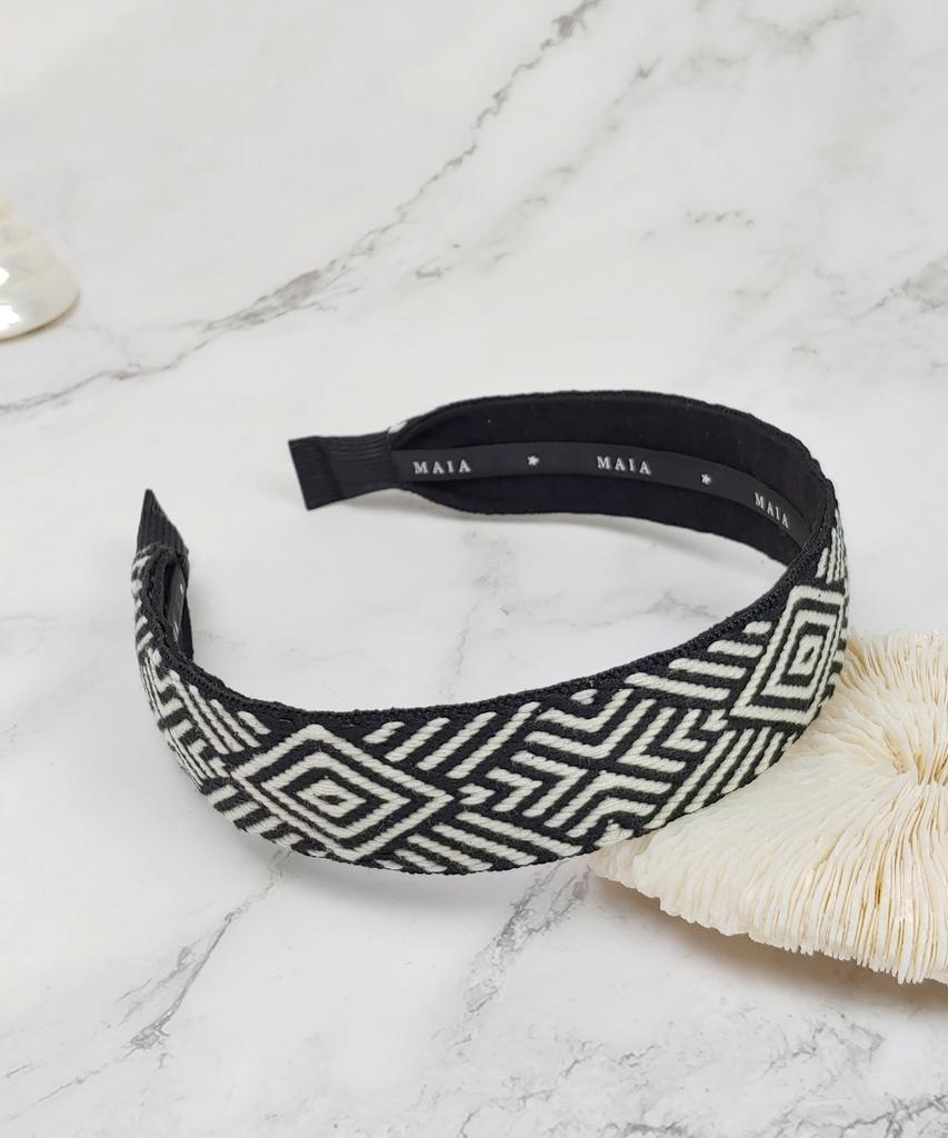 Maia Geometric Pattern Headband