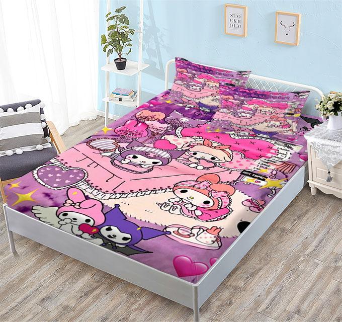 Kompleksowy Polerowany Materac, Nowy Rodzinny Uroczy Kreskówkowy Zestaw Trzyczęściowy Materac Dziecięcy