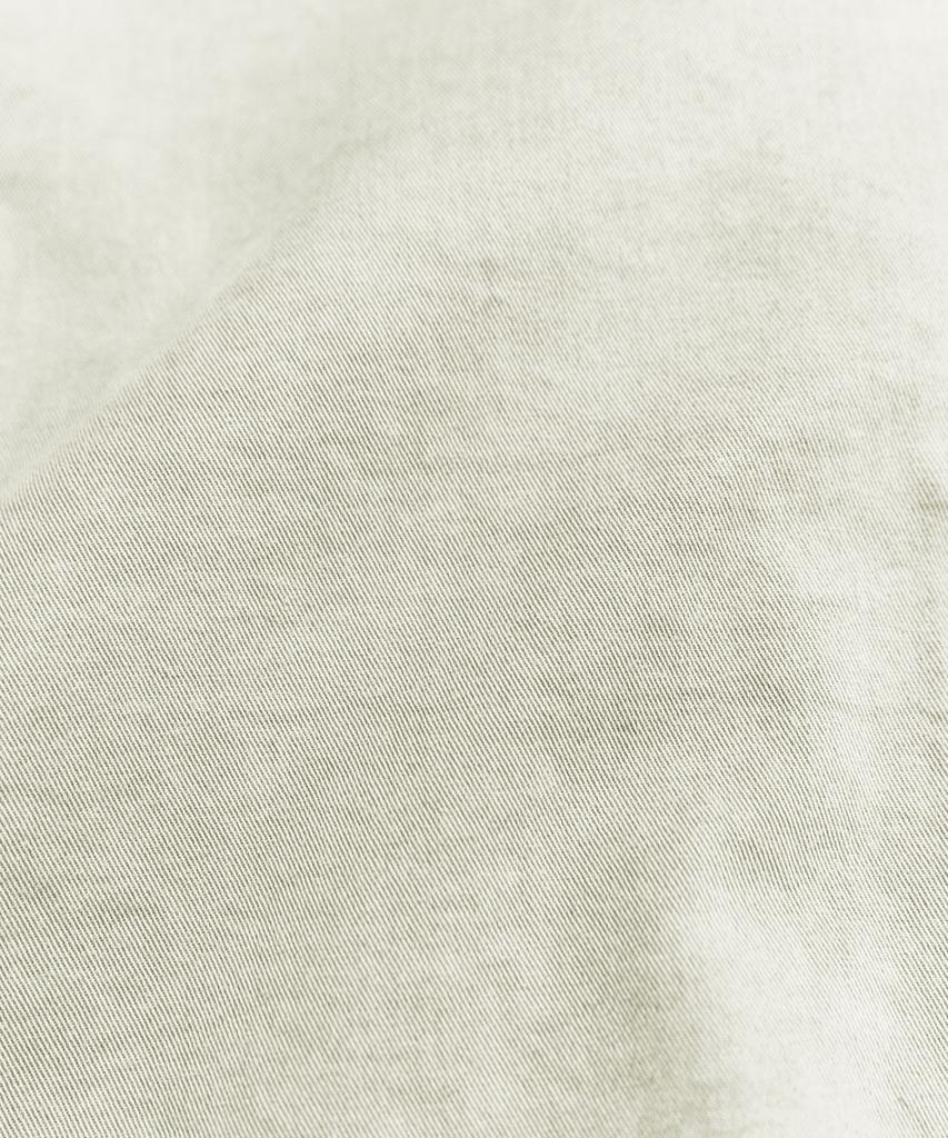 BIRBANTE Natural Garment-Dyed Stretch Pants - Ecru