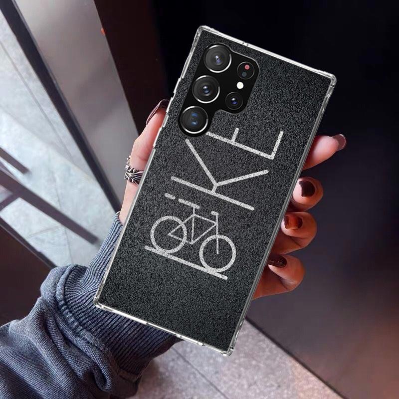 Bicycle Bike Sport Phone Case For Samsung Galaxy S23 S24 S25 Edge S26 Ultra S22 + S21 Plus S20 FE Cover Silicone Print Shell Gal