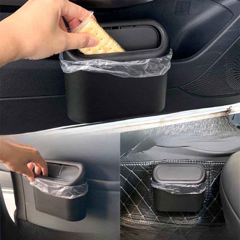 Wielofunkcyjny Kosz na Śmieci Samochodowy i Pudełko do Przechowywania, Duża Pojemność, Wodoodporny, Organizer na Śmieci