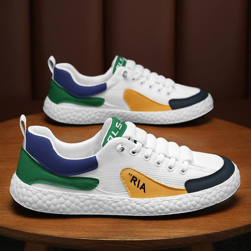 

Mesh casual men s shoes summer and autumn new breathable fashion little white shoes men s shoes low-top lace-up student board shoes 39