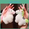 Sunshine Rainbow Pony Plush Toy Keychain With Soft Short Plush For Kids And Teens