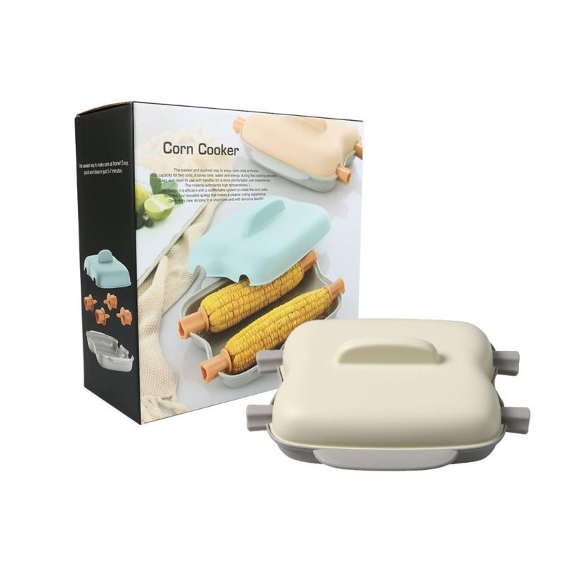 Space Saving PP Corn Steamer Efficiency Kitchen Gadget For Microwave Cooks Vegetables Quickly And Easily Without Mess
