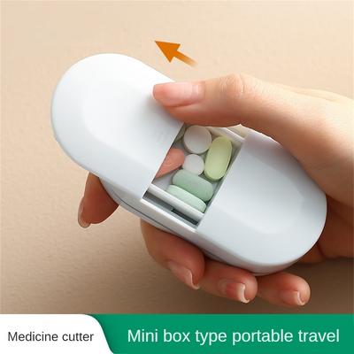 Drug Storage Pill Box Easy To Clean Easy To Take And Put In Operation Moisture-proof Convenient Cutter Box