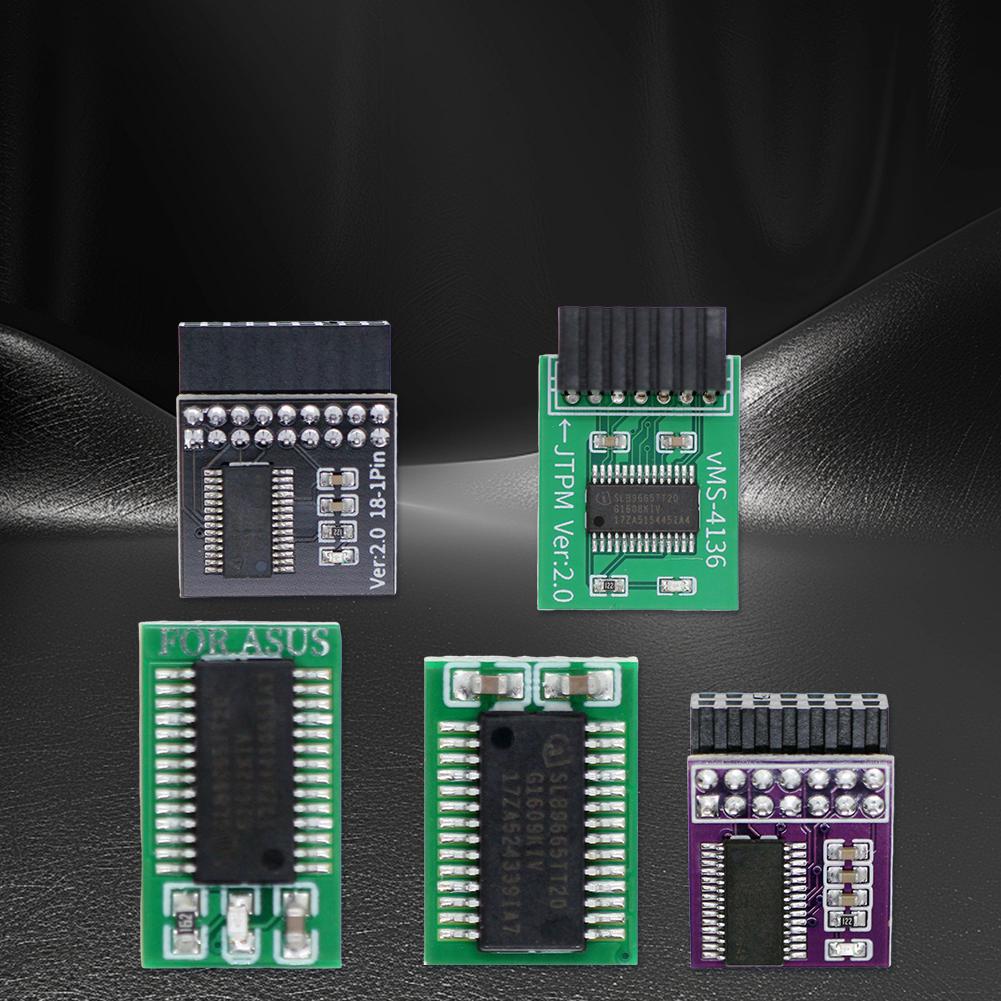 TPM 2.0 Module 12/14/18/20PIN Encryption Security Module Remote Card Replacement TPM 2.0 Encryption Security Module Remote Card
