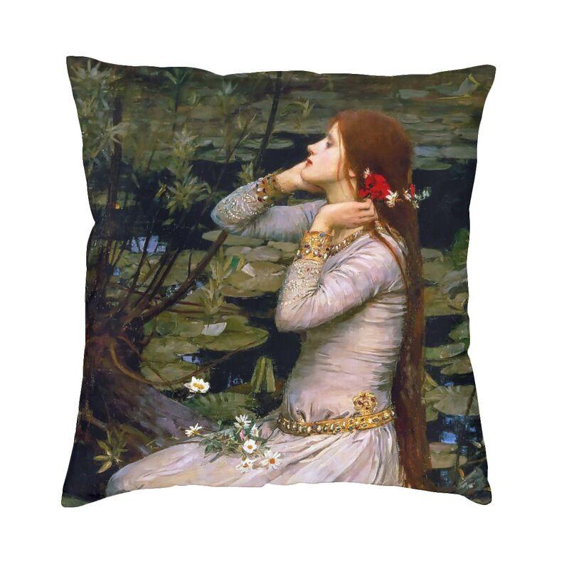 John William Waterhouse The Soul Of The Rose Pillow Case 45x45cm Decor Home Vintage Oil Painting Chair Cushion Square Pillowcase