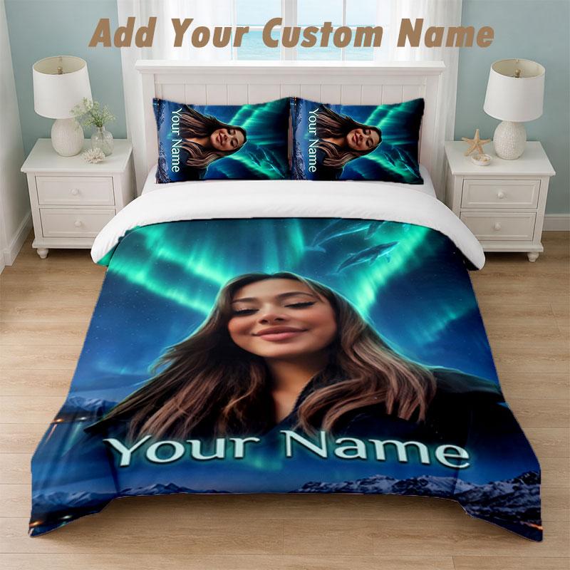 Bedding Set 1 Duvet Cover 2 Pillowcases Ayliva Print Soft Bed Linen Bedroom Decor