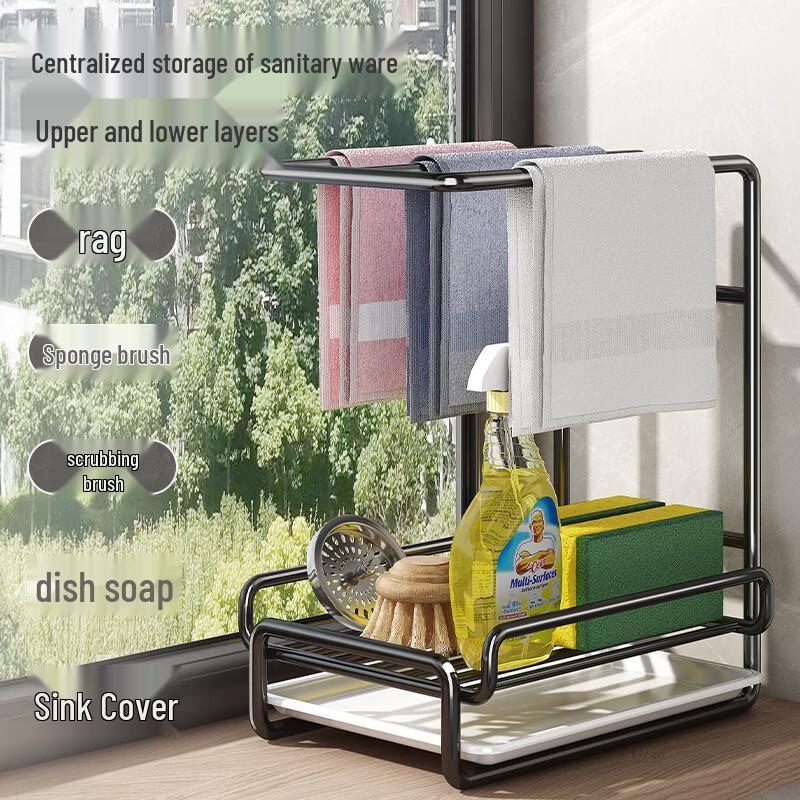 Youshu Foldable Industrial Carbon Steel Kitchen Countertop Rack