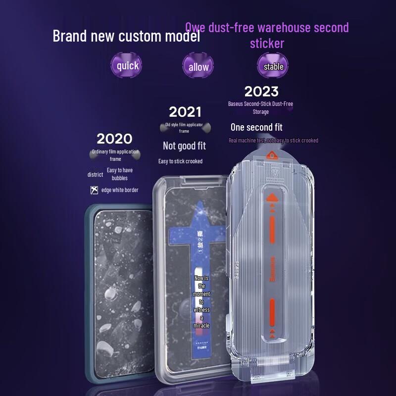 Baseus Ultra-Clear Tempered Glass Screen Protector for Apple iPhone 14