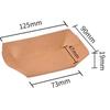Disposable Kraft Paper Food Boat Tray