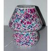 Lampa z mozaikového skla ve tvaru houby pro domácí/kancelářskou/festivalovou dekoraci (Žárovka není součástí dodávky)