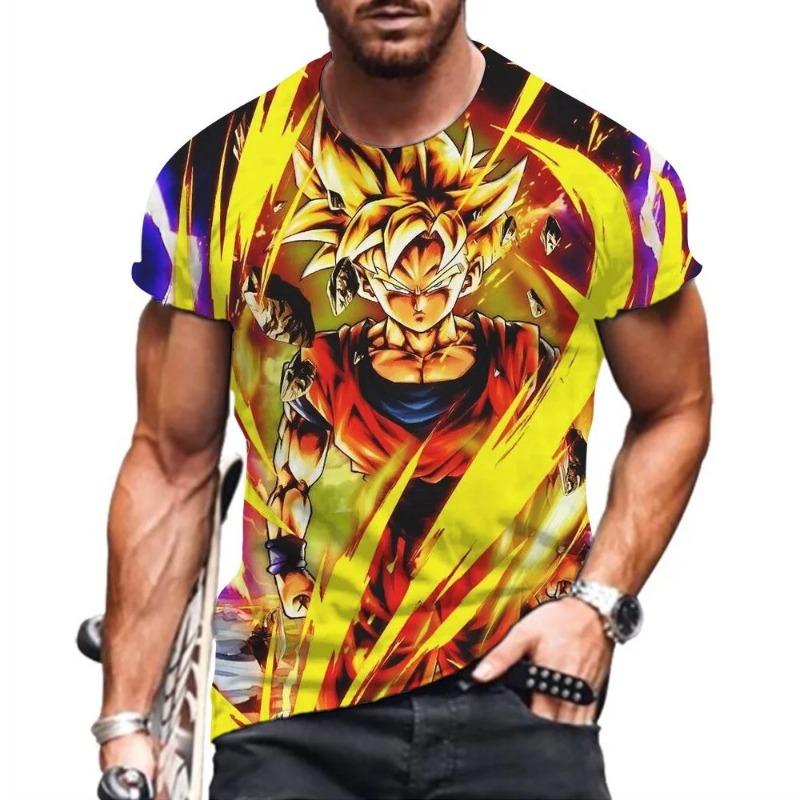 

Anime Dragon Ball Goku Tshirts for Men Short Sleeve 2026Japanese Anime Dragon Ball Street Harajuku Men s Quick Dry Sport T-Shirt S