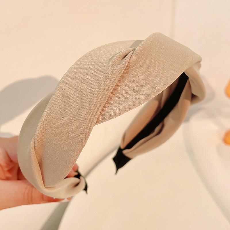 French Elegant Headband Women s Retro Hairpin Headband High Sense of High Cranial Top Headgear