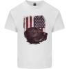 American Labrador USA Flag Dog Unisexs Light Cotton TShirt