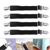 4Pcs/lot Adjustable Bed Sheet Clip Fasteners Straps Elastic Holder Fixing Clamp