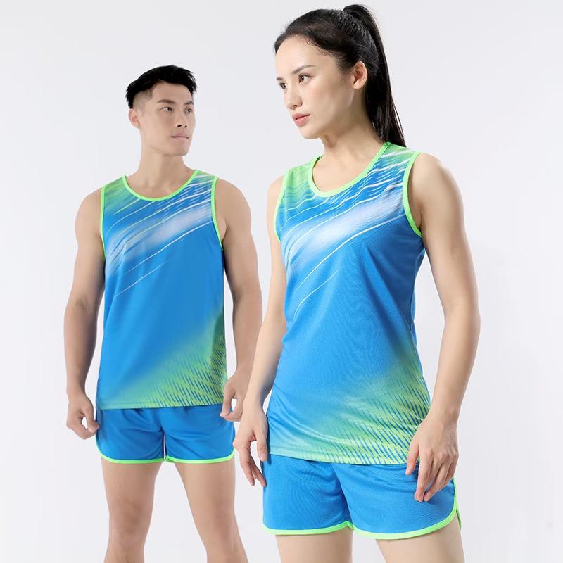 Uniformes de Equipo de Atletismo con Impresión Personalizada - Conjuntos Deportivos para Competición de Maratón para Hombres y Mujeres