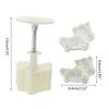 50g Cute Horse Shaped Pastry Moulds Mooncake Mold Mooncake Stamps Hand Pressure Tool Plastic Material Baking Accessories