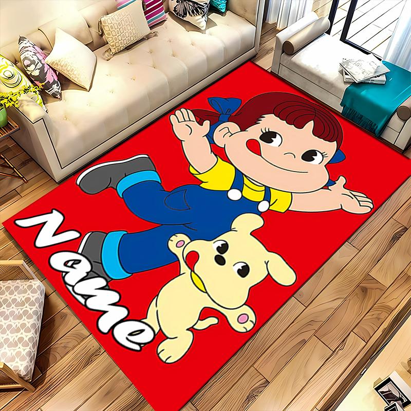 Custom personalization Peko Area Rug - Perfect For Kitchen, Bathroom,Laundry Room Decor Large Size Available,Gift All Seasons