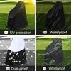 1pcs Electric Wheelchair Cover Waterproof Sunscreen Travel Electric Wheelchair Storage Cover Adjustable Pull Rope Dust Cover