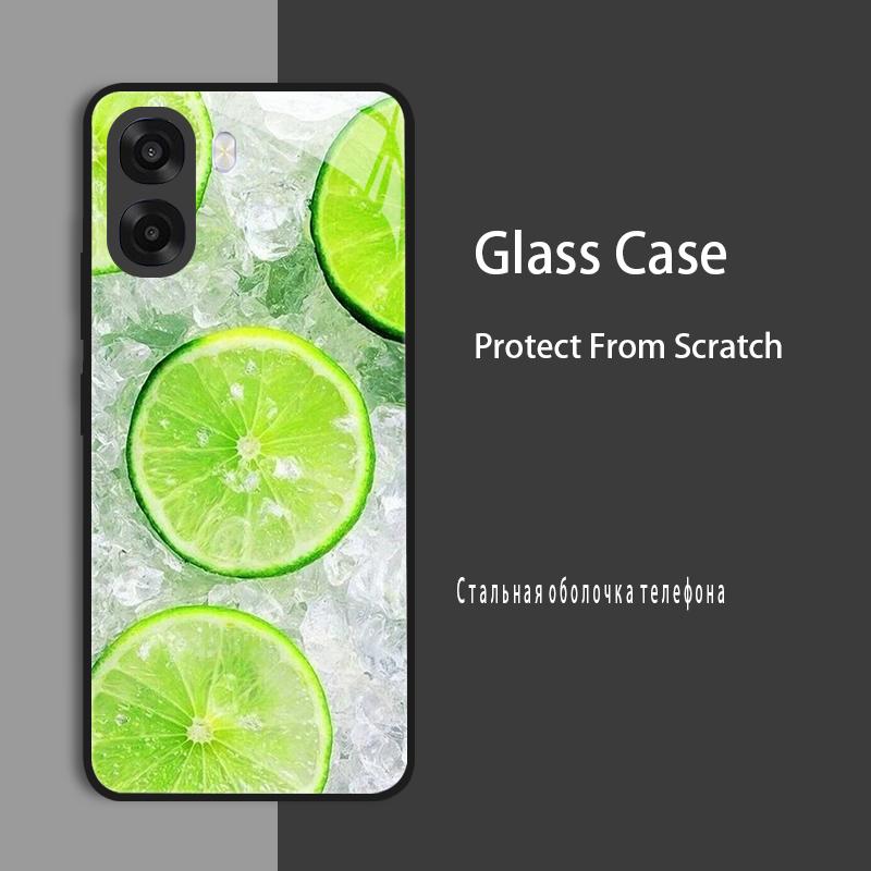 

For Oppo A6x 4G Case Cover Tempered Glass Case Hard Bumper For OPPO A6 Pro F31 5G Protective Case Shell Soft edge Hard Back Capa Oppo A6X 4G