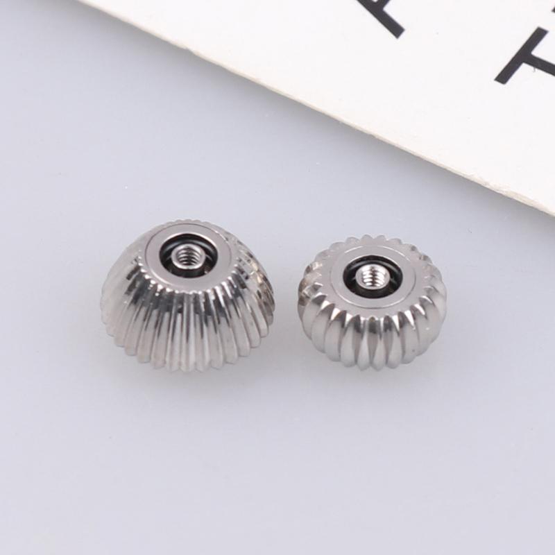 Silver Watch Crown Stainless Steel Different Size For St3600/St3621 Eta 6497 6498 Watches Manual Movement Accessory Part