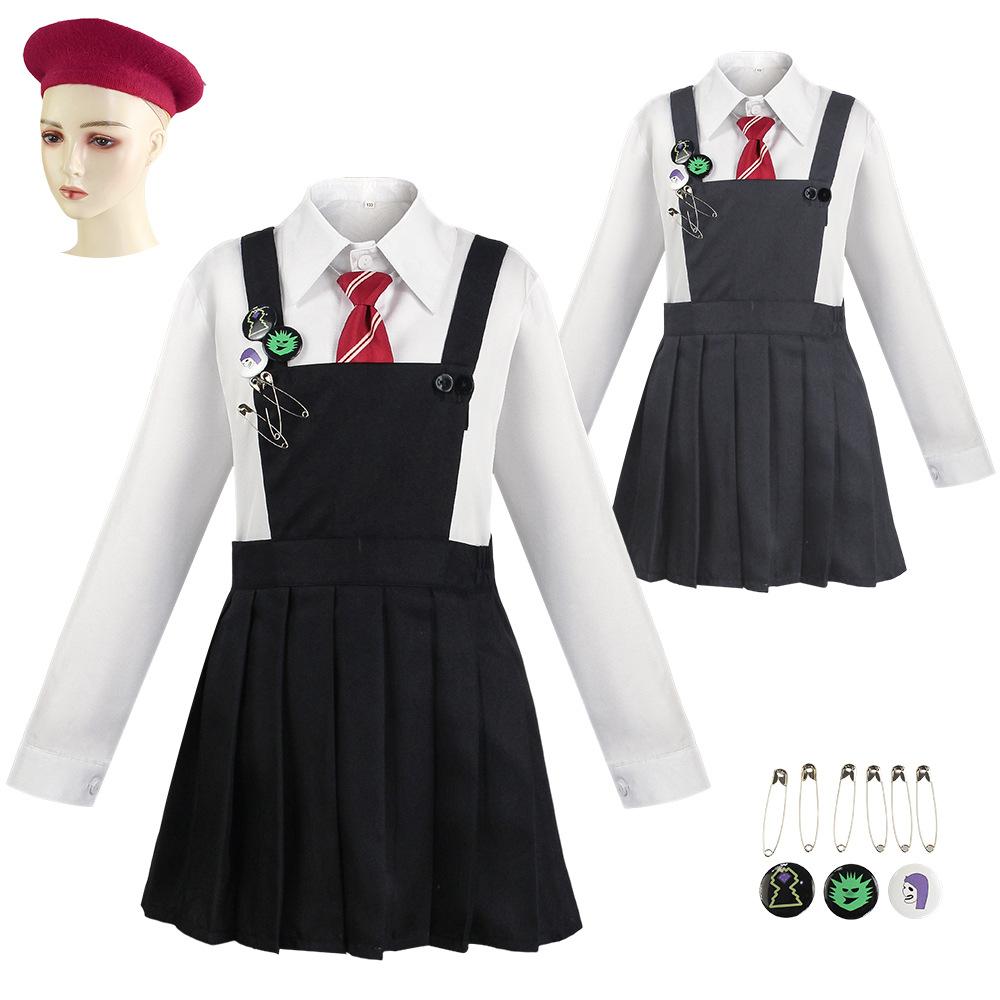 Film Matilda Cosplay-Kostüm für Mädchen, Schuluniform, Mantel, Rock, Roald Dahls Matilda das Musical, Halloween-Cosplay-Outfit für Kinder
