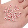 Natural Shell Double-Sided Hot Stamping Flat Round Beads For DIY Necklace Bracelet Earrings Jewelry Making