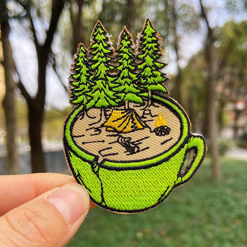 

Чорні нашивки з англійськими літерами One Size