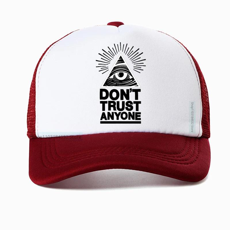 Eye of God Hats Vintage Egypt Pyramid AllSeeing Eye Illuminati Hat Punk Egyptian Triangle Adjustable Baseball Cap