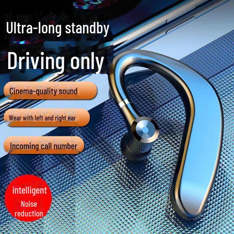 Bluetooth Single Ear Headset with Long Standby for Driving