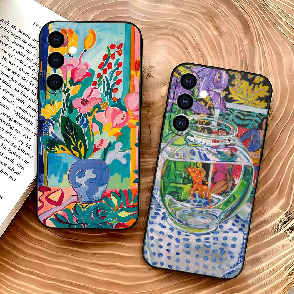 Master of Color Henri Matisse Painting Phone Case Silicone Soft For Samsung Galaxy A73,A72,A71,A70,A53,A52,A51