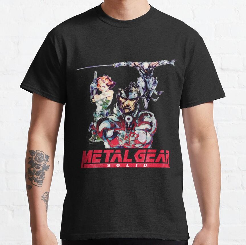 2025 Męskie Metal Gear Kojima Productions Koszulki MGS Hideo Kojima Koszulka Death Stranding Bawełniane Topy Krótki Rękaw T-Shirty z Nadrukiem