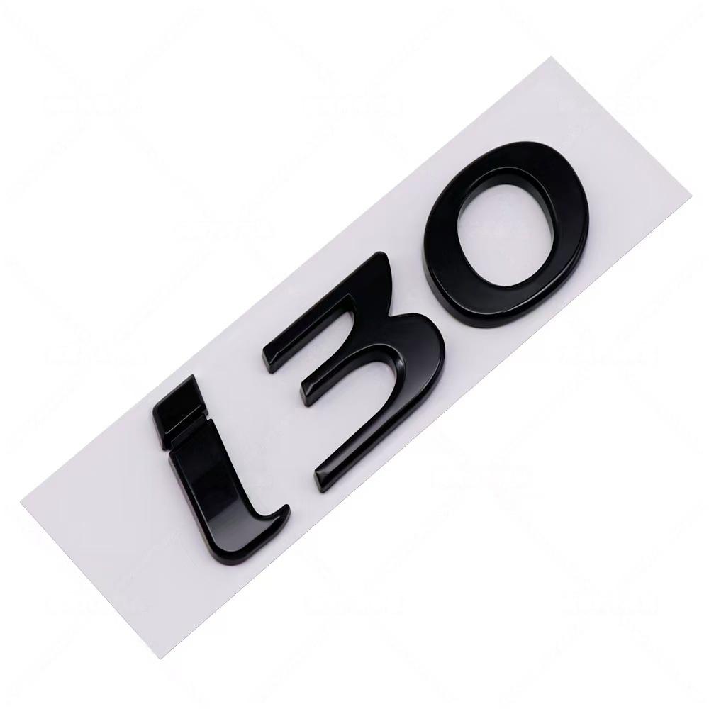 1 Stück 3D ABS Buchstaben Logo Auto Heckklappe Karosserie Emblem Abzeichen Aufkleber Decal Auto Dekoration Zubehör