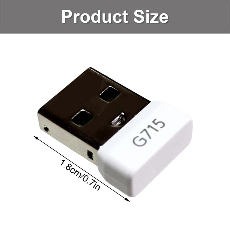 New USB Receiver Wireless Dongle Receiver USB Adapter for G715 Mechanical Keyboards