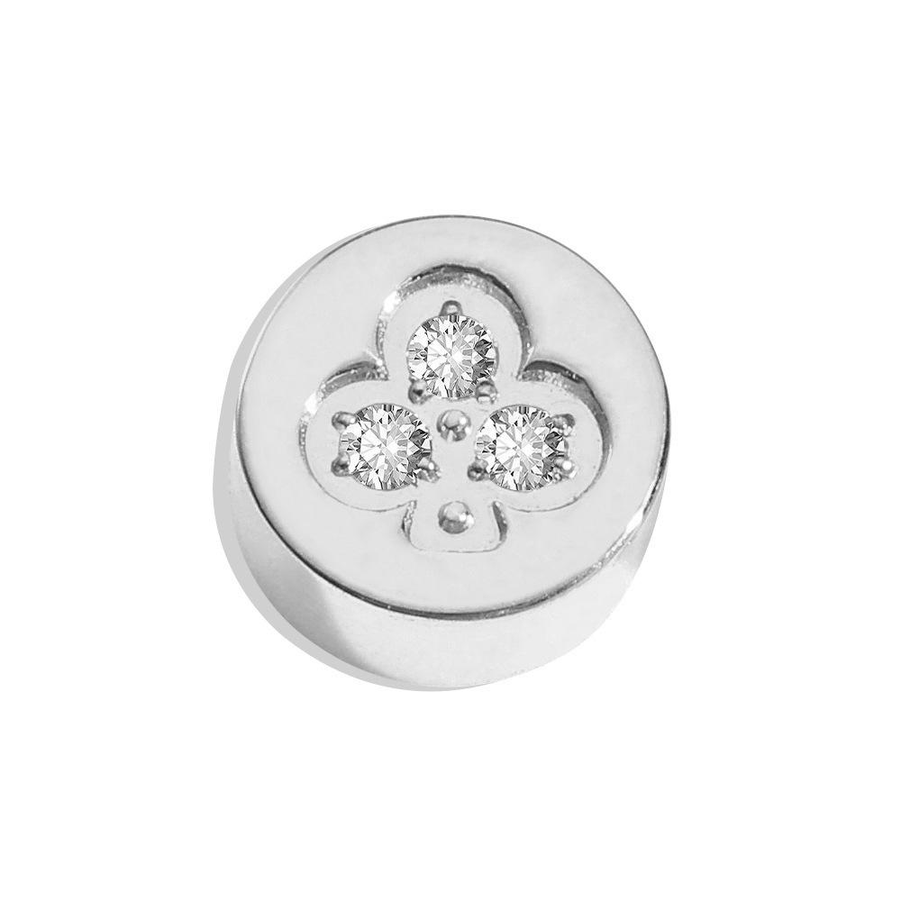 Gold Plated Stainless Steel Pendant - Personality Expression Pattern, European & American Style, DIY Jewelry Accessory