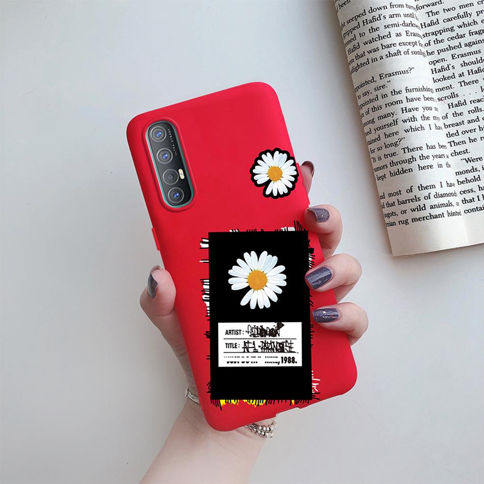 For OPPO Reno 3 Pro 5G Case Cute Cat Cactus Slim Soft Phone Case For OPPO Find X2 iIte Neo CPH2005 CPH2009 Silicone Back Cover