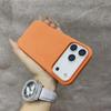 Luxury for MagSafe Elephant Texture Case for iPhone 17 Air 16 15 Pro Max Magnetic Wireless Charging Alloy Lens Shockproof Cover