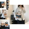 Chic Urban Minimalist Pu Material Women's Small Square Handbag With Versatile Design