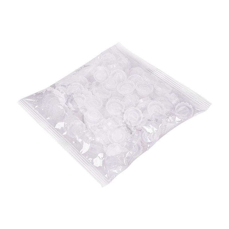 

Eyelash Individual 100pcs Glue Holder Extension Adhesive Stand Blossom Cup Ring