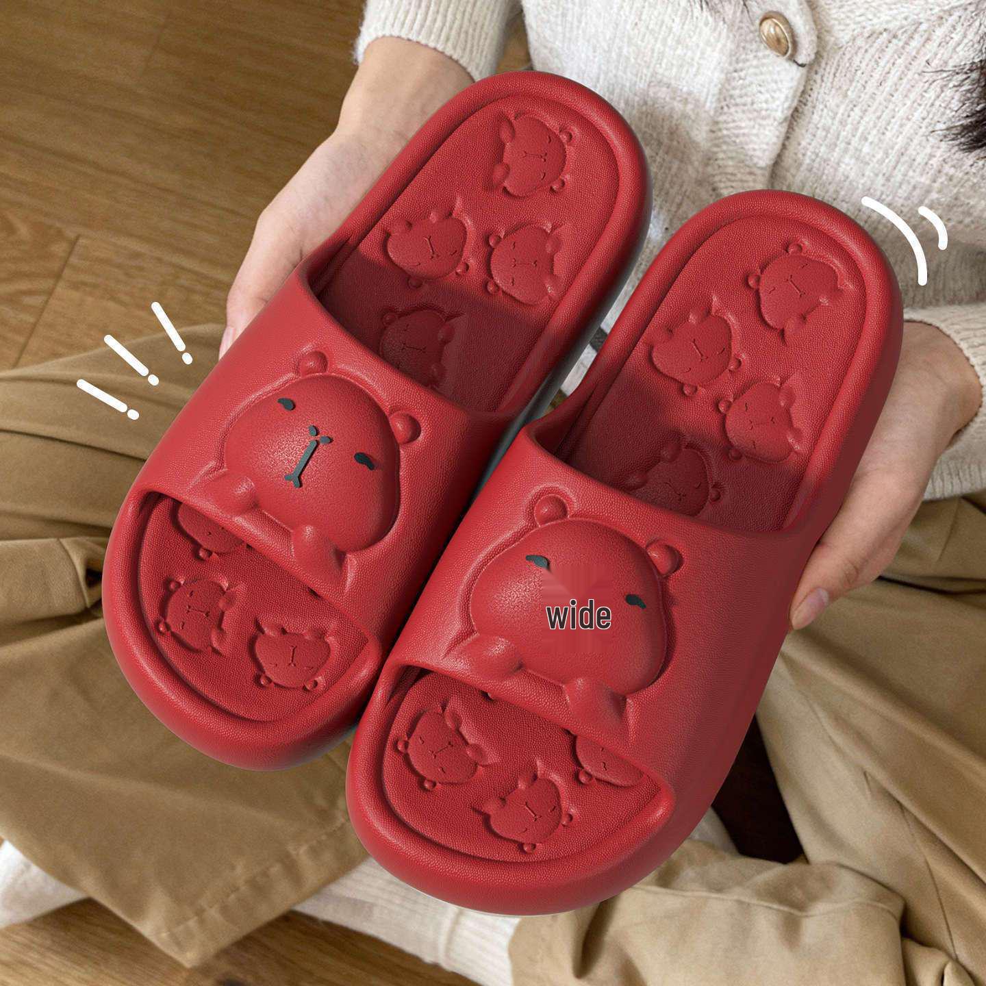 Women s Capybara Non-slip Odor-proof Indoor Bathroom Slippers - Comfortable and Cool. 40-41