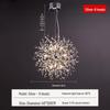 Dandelion Crystal Chandelier - Modern Lighting for Bedroom, Living Room, Bar, and Clothing Store