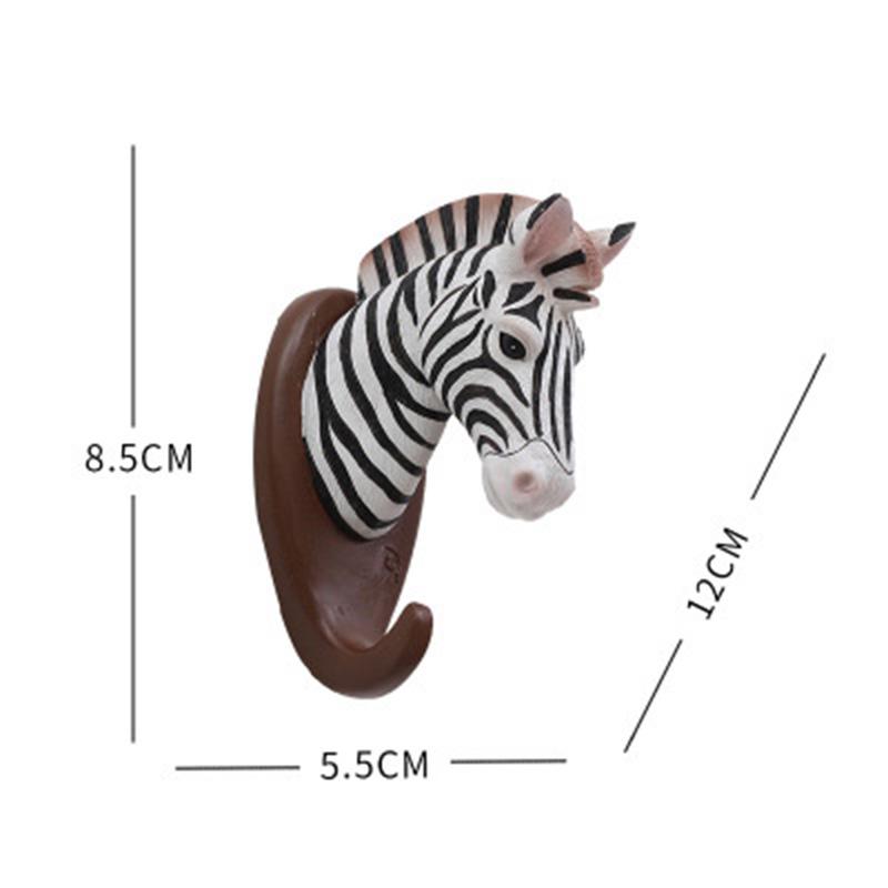 

Американський стиль Креативний гачок для підвішування голови тварини Міцний безшовний гачок для приклеювання Декоративна вішалка для ключів Настінний домашній гачок