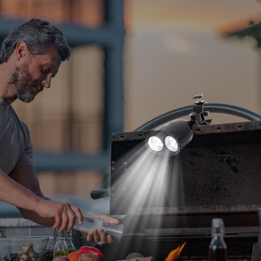 BBQ Light 360 Degree Rotation Bright Barbecue Lamp Barbecue Light For Outdoor Cooking Camping Work Mechanic Automotive Shop