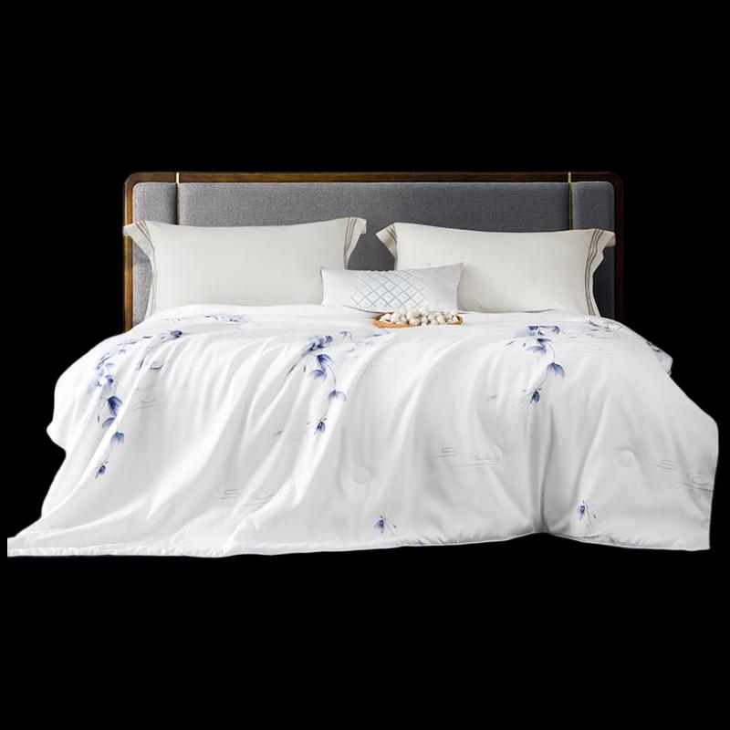 Mengjie Silk-Touch Refreshing Quilt, Flower Garden Print