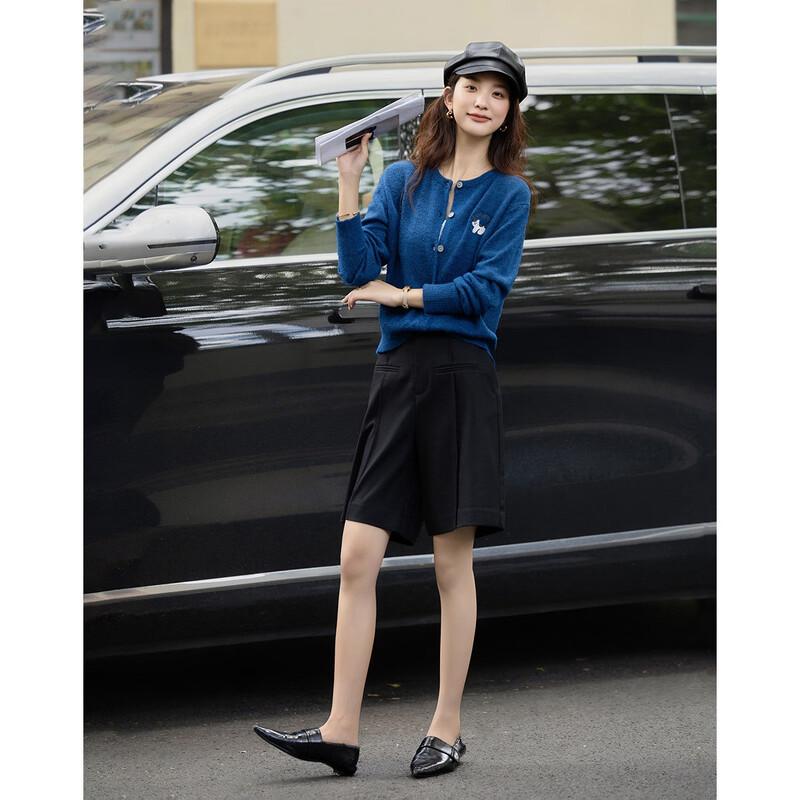 Demana Women's Winter Embroidered Knit Sweater