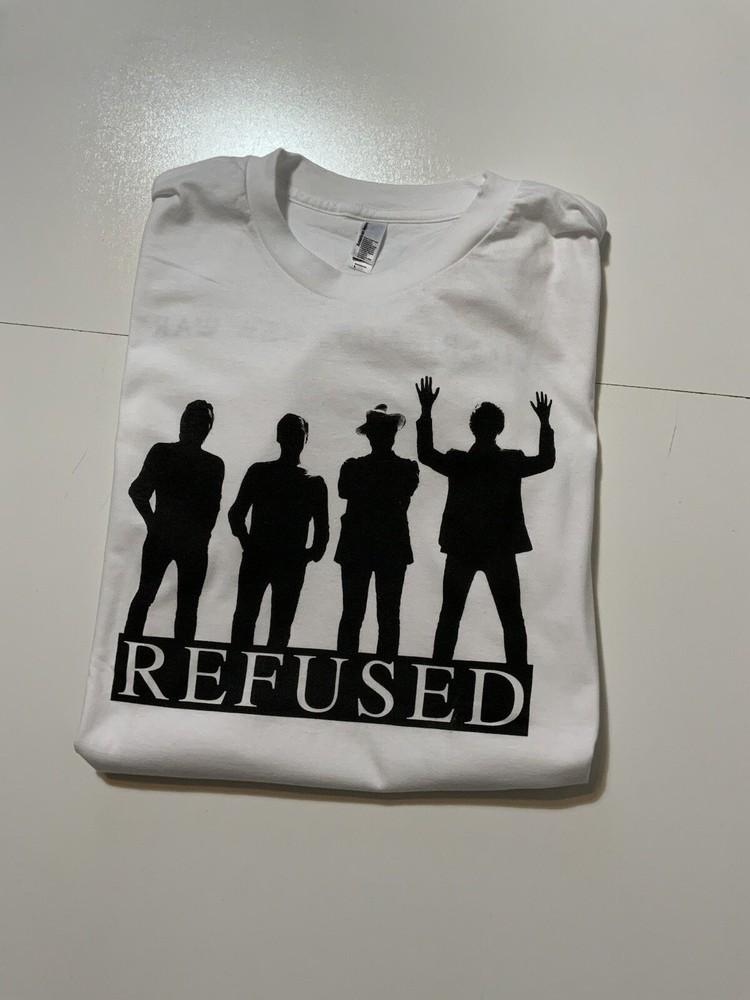 

New! Refused Band Cotton WHite Shirt Unisex Concert S to 5XL SG524 Unisex T-Shirt XXXXL